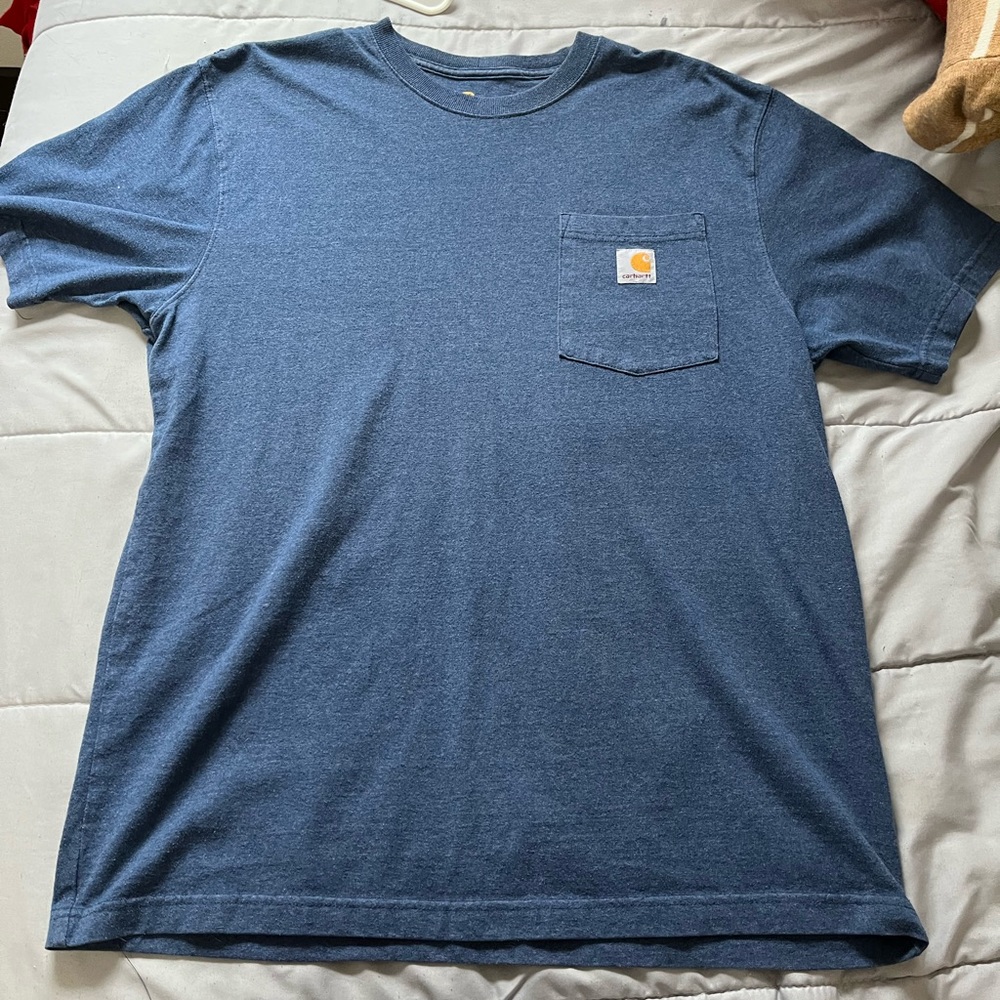 Blue carhartt tee